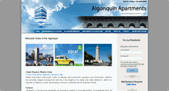 Desktop Screenshot of algonquinapt.com